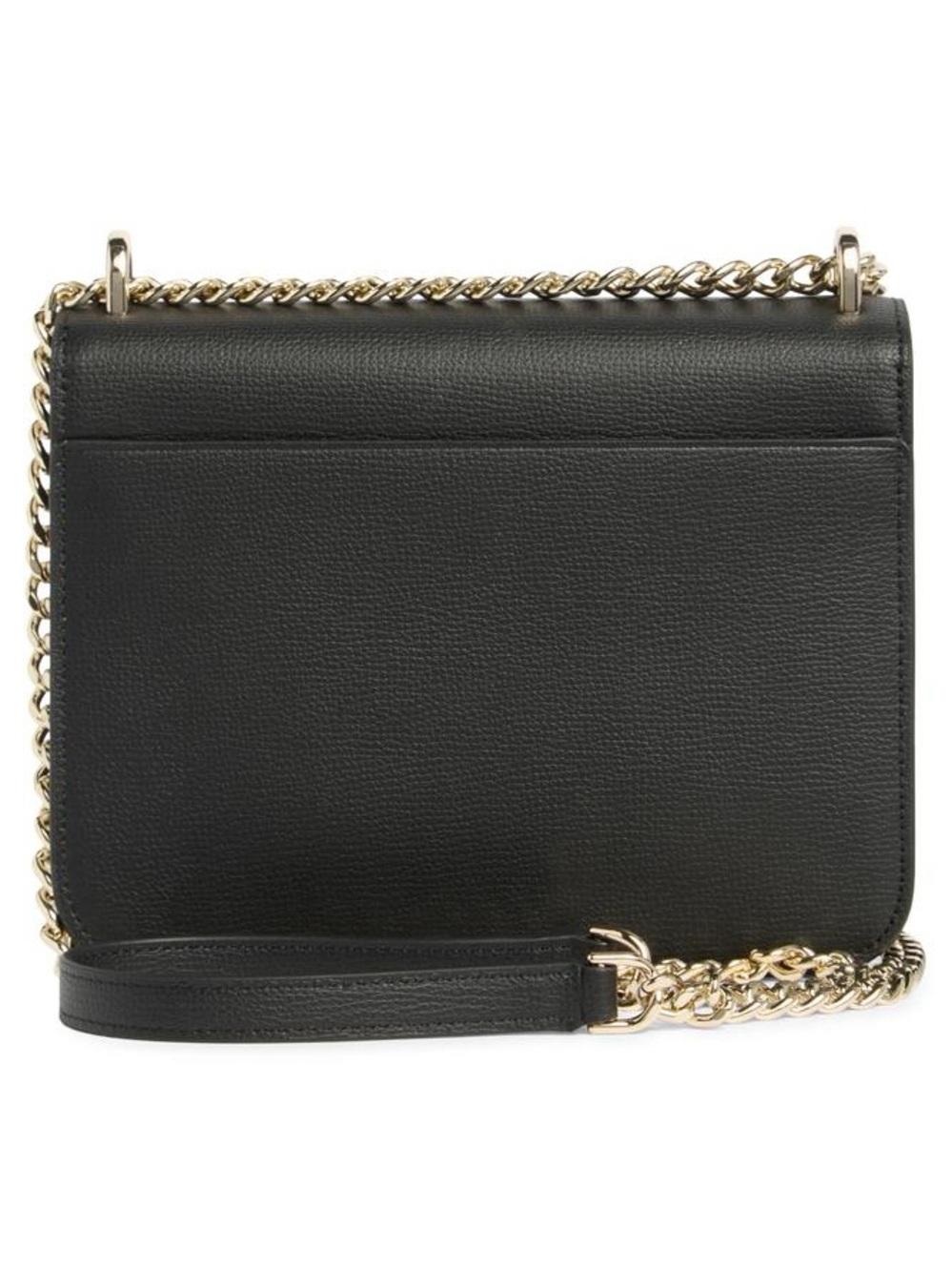 kate spade Black Leather Crossbody with Gold Chain - Picture 3 of 9